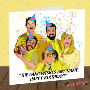 Personalized Always Sunny Birthday Card
